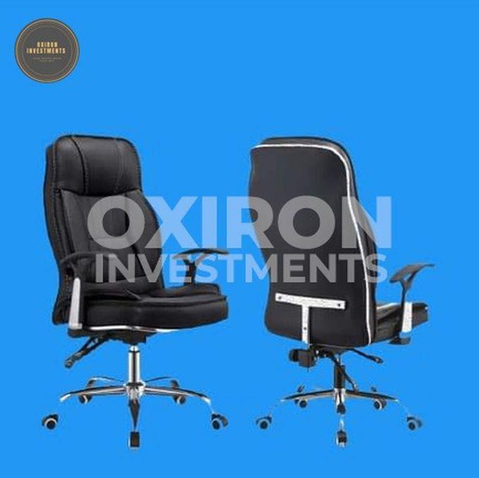 High Back Executive Leather Office Chair With Recliner