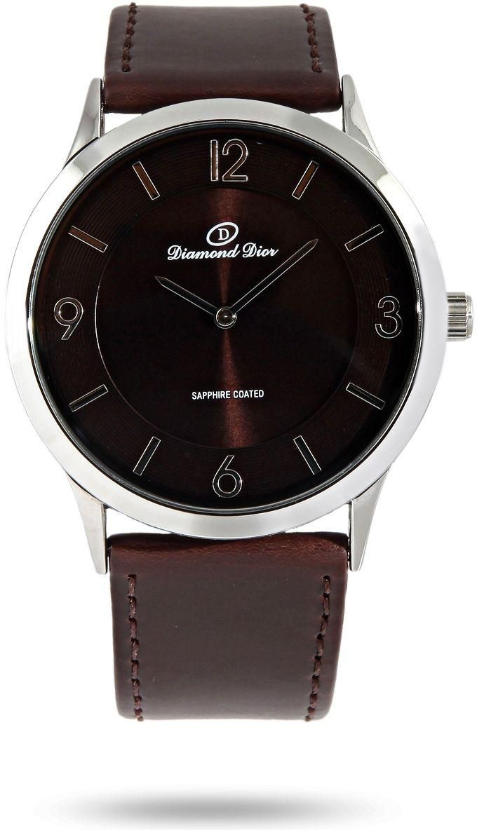 Black Dial Date Classic Design Black Leather Strap Men's Watch ‫(JWD9897BSB)
