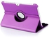 Purple ROTATING PU LEATHER 360 STAND COVER FOR SAMSUNG 10.1