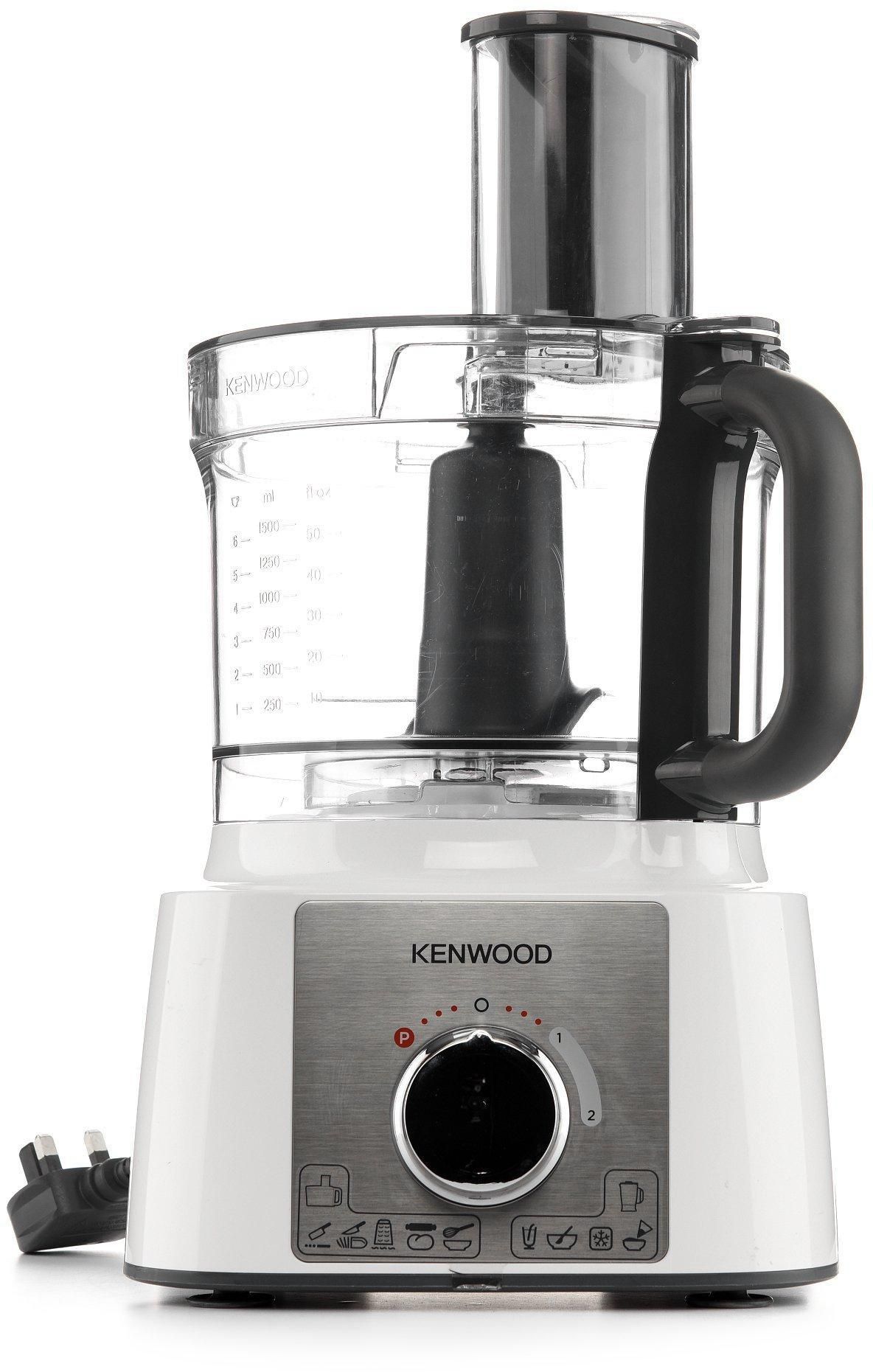 Kenwood Food Processor, 1000W, 3L Bowl, 1.5L Blender, White