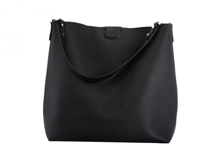 Modes Palamo Leather Tote Bag (Black)