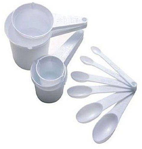 11 Pieces Baking Measuring Cups And Spoons, White