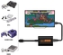AWADUO N64 to HDMI Converter Cable HDTV Adapter, N64 to HDMI Cord Support N64/Game Cube/SNES/SFC/NGC(Black)