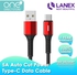 Lanex 5A Auto Cut Power Type-C Data Cable LED 1.2M - LTC P15C (2 Colors)