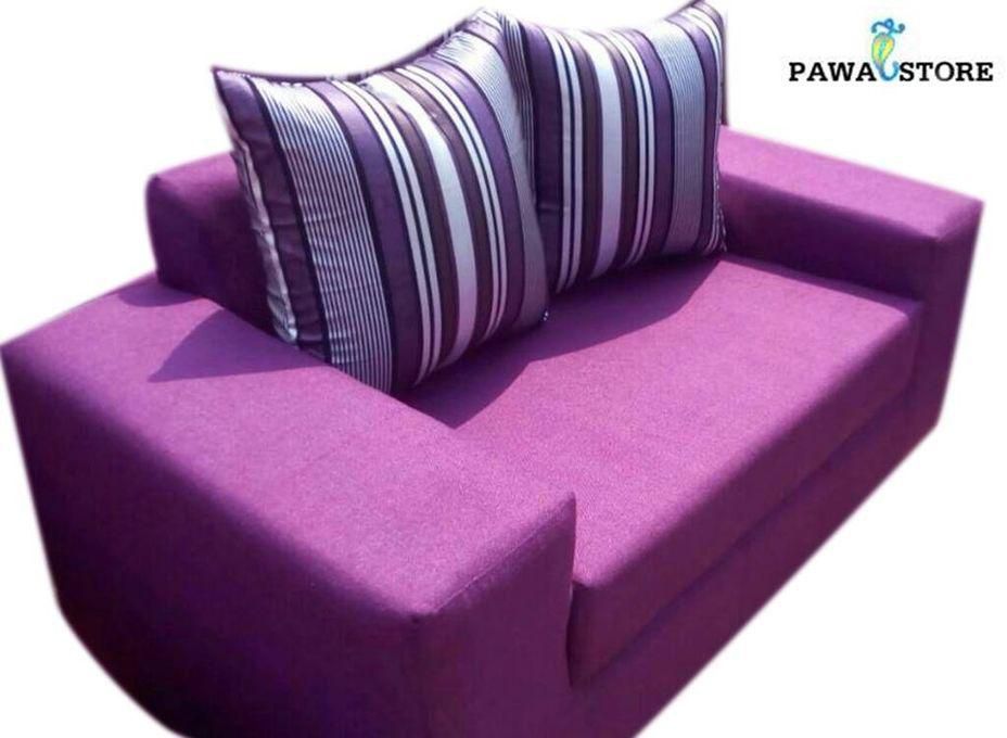 Lovely Purple 7 Seater Sofa. (Delivery To Only Lagos Customers).