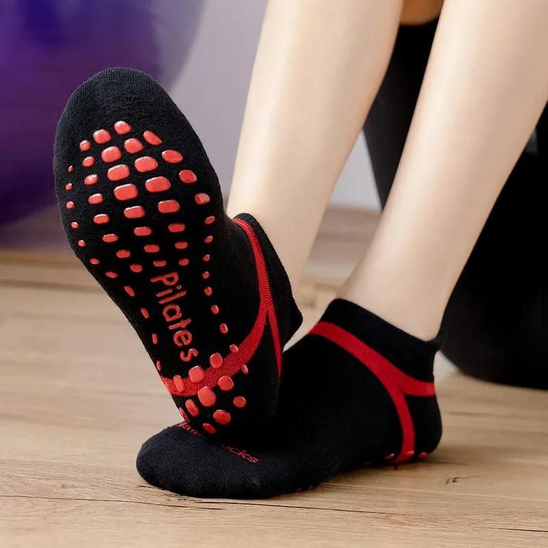 2022 Women Anti-slip Yoga Socks Ladies Fitness Pilates Socks for Women Professional Dance Pilates Ballet Cotton Socks for Gym