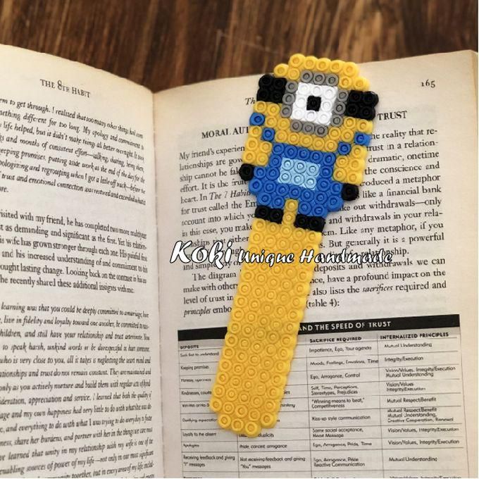 Koki Unique Handmade Stuart Minions Bookmark - Yellow