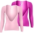 Silvy Set Of 2 Blouses For Women - Rose / Fuchsia, Medium