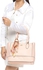 London Fog LF6470-625 Rita Triple Tote Bag for Women, Pink