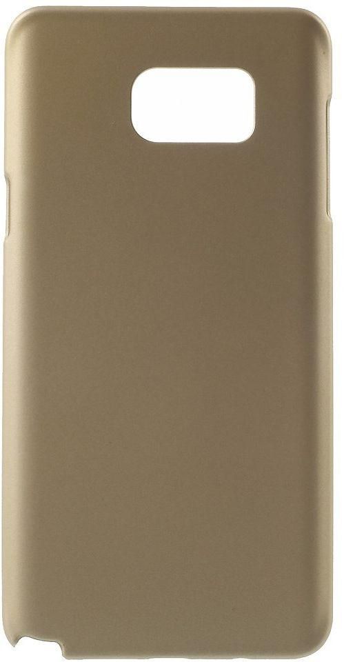 Samsung Galaxy Note 5 - Rubberized Hard Plastic Case - Champagne