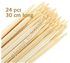 Generic Bamboo Barbecue Skewers (5mm Thickness) - 30pcs