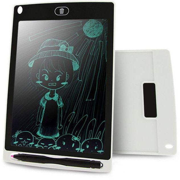 Generic Portable 8.5 Inch LCD Writing Tablet Drawing Graphics Board With Writing Pen (White)