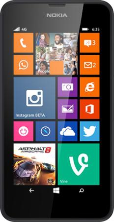 Nokia Lumia 635 8GB LTE Smartphone Black