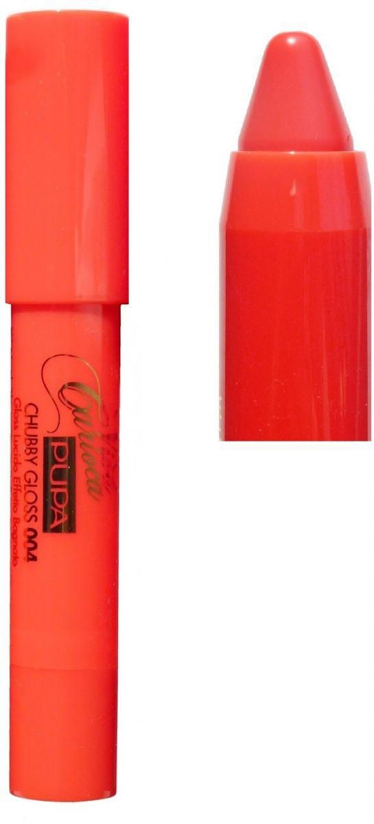 Viva Carioca Chubby Lip Gloss by Pupa, 004 Bright Hibiscus -PUPML020014-004