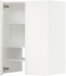METOD خزانة حائط لشفاط روائح مع رف/باب - أبيض/Veddinge أبيض ‎60x80 سم‏