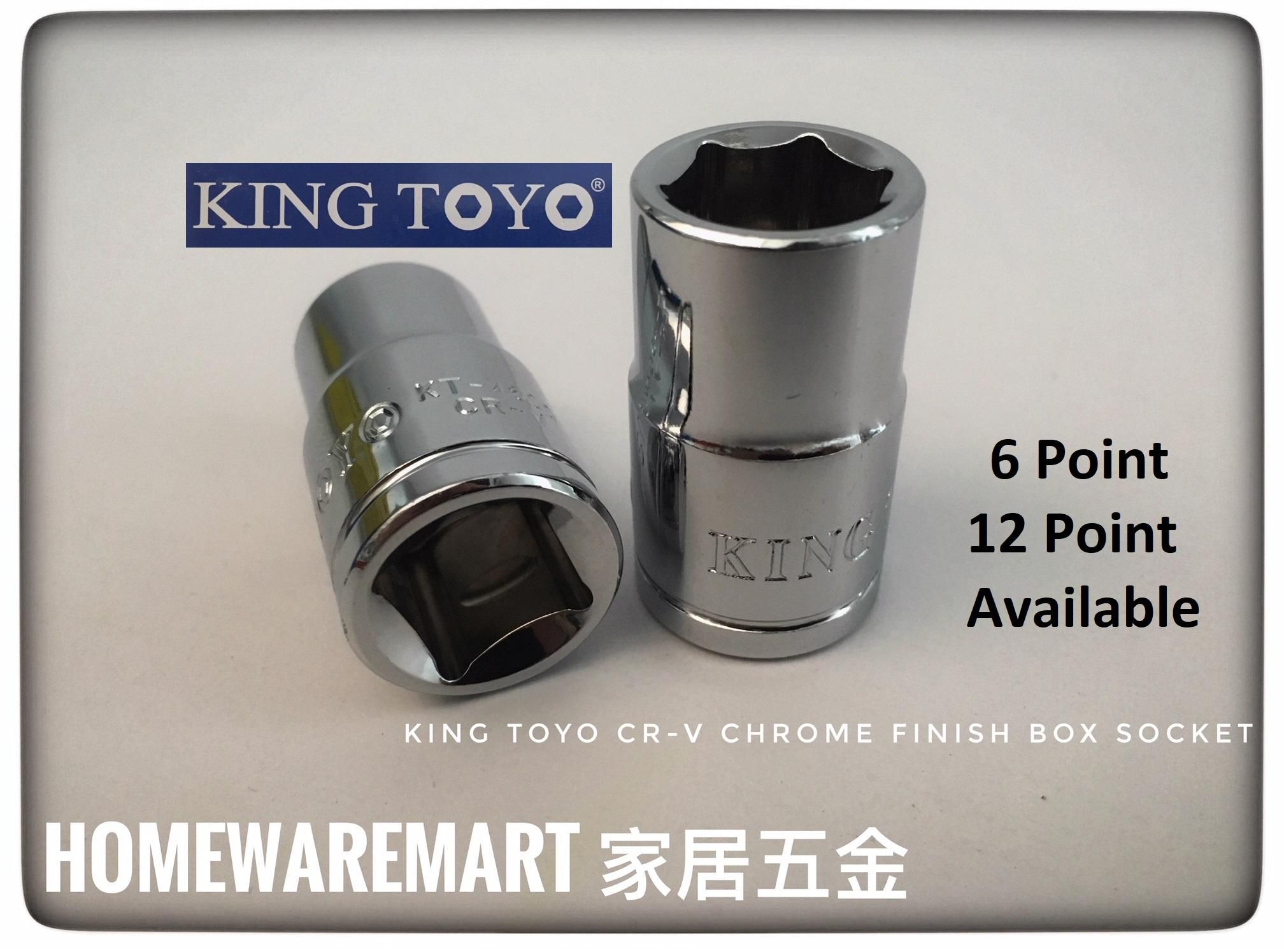 King Toyo 6 Point Or 12 Point Short Box Socket