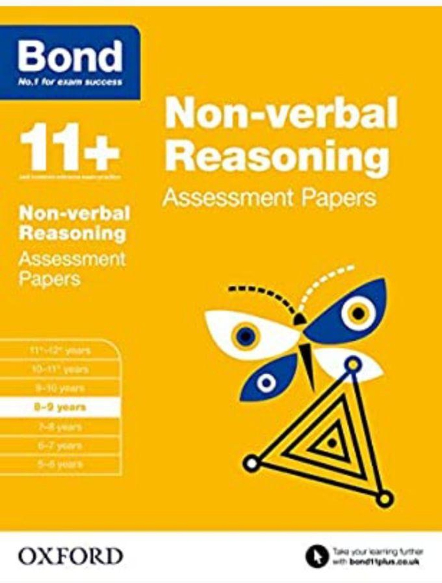 Bond Assessment Non-Verbal Reasoning Year 8-9