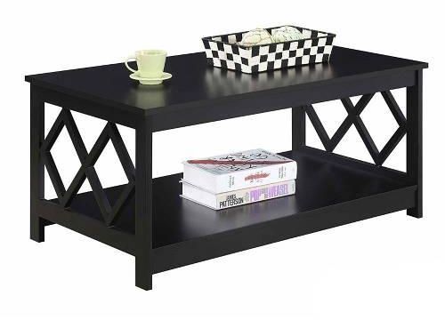 Diamond Coffee Table, Black - W200