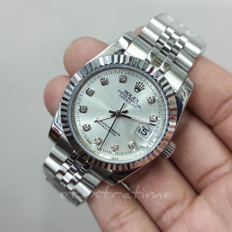 Rolex Luxury Automatic Men's Watch (Silver)