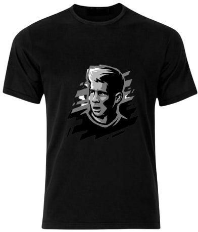 Kevin De Bruyne Graphic Crew Neck Casual Slim-Fit Premium T-Shirt Black