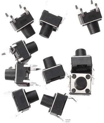 Tack Switch (Push Button) 6X6  7h - 4 Pins