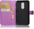 Blackberry Keyone Phone Bag Crocodile Skin PU Leather Protective Case Back Cover - Purple