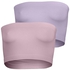 Silvy Set of 2 Strapless Bras for Women - Multi Color, Medium