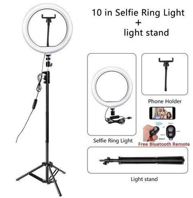 Selfie Ring Light Led Dimmable Light For Phone Makeup Vlog