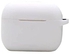 جراب واقٍ غطاء جلد مع سلسلة مفاتيح وقفل لأجهزة Apple Airpods 3 جراب للنساء والرجال أبيض