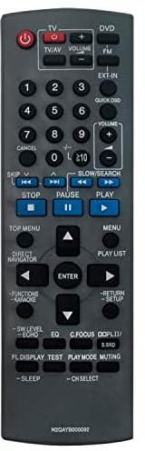 New N2QAYB000092 Remote Control fit for Panasonic DVD Home Theater Sound System SC-PT250 SC-PT160 SC-PT165 SC-PT165 SA-PT160 SB-HF150 SB-HF165 SB-HC150 SB-HS151 SB-HW150 SB-W340 SCPT250 SCPT160