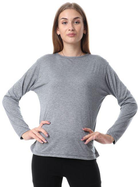 K&B Plain Full Sleeves Top - Grey