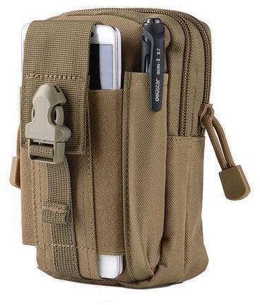 حقيبة خصر صغيرة بنمط عسكري للهواتف المحمولة