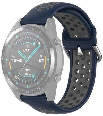 Replacement Strap for Huawei Watch GT 46/42/22mm Blue/Grey