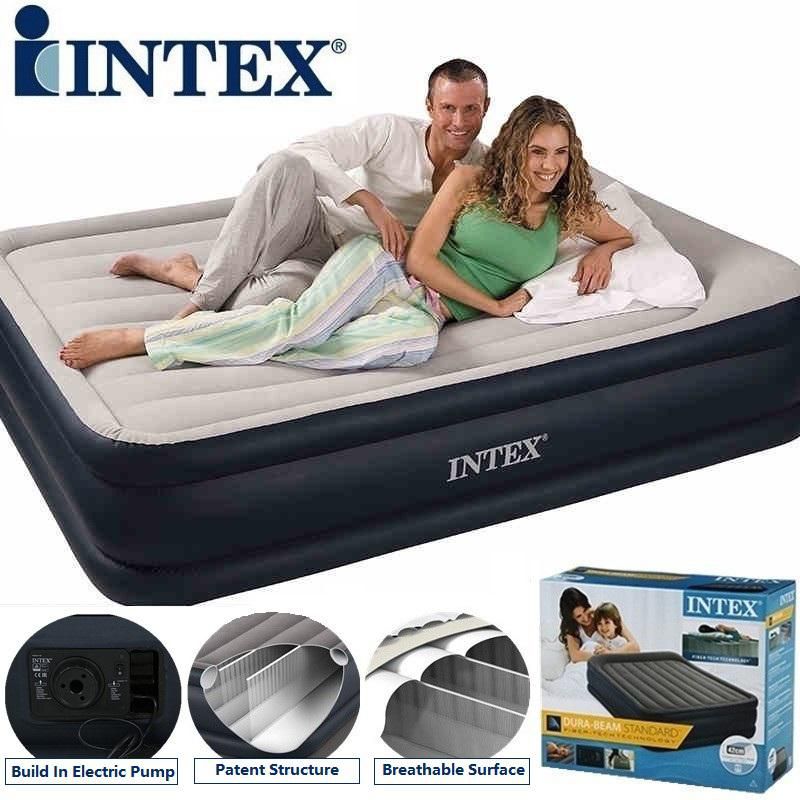 Intex Airbed Inflatable Mattress With, Inflatable Queen Bed Reviews