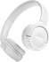 JBL JBL Tune 520BT Wireless On-Ear Headphones, Pure Bass Sound, 57H Battery with Speed Charge, Hands-Free Call + Voice Aware, Multi-Point Connection, Lightweight and Foldable - White, JBLT520BTWHTEU
