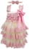 Tiny Bibiya Baby Lace Petti Dress Tutu Clothing Headband (Dusty Pink)