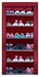 Pindia Shoe cabinet  6-7 Layer Shoe Rack Organizer - Red