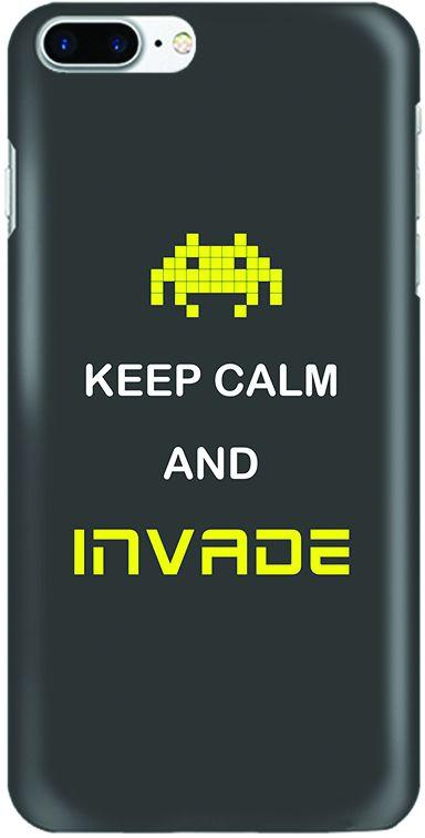 Stylizedd Apple iPhone 7 Plus Slim Snap case cover Matte Finish - Keep calm and invade