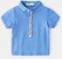 Koolkidzstore Solid Polo T-Shirts For Boys 2-8Y(Dark Blue)