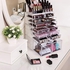 Uaejj Desktop Makeup Organizer Jewelry Storage Box, Acrylic Cosmetic Organizer Makeup Storage Case Holder Display Jewelry Storage Case With Drawer For Lipstick Liner Brush Holder (B1)