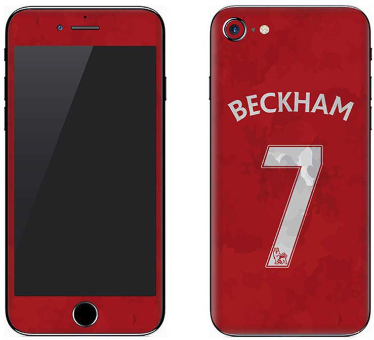 Vinyl Skin Decal For Apple iPhone 8 Beckham Jersey