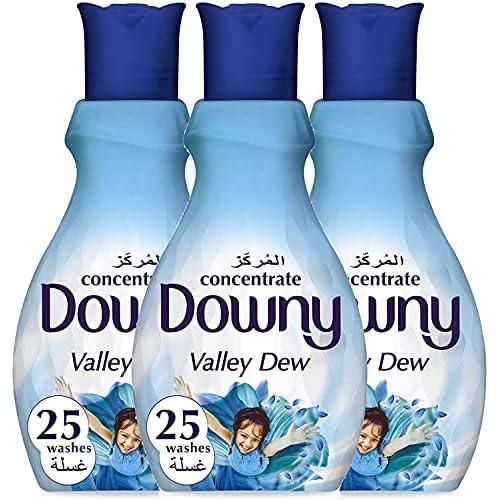 Downy Concentrate Fabric Softener Valley Dew, 3 x 1L
