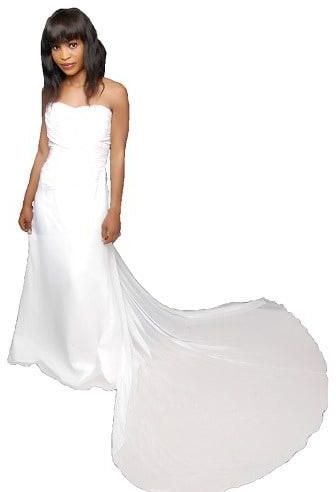 Embellished Sequin-bead Wedding Dress