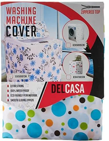 Delcasa Washing Machine Cover, 55 X 58 X 87 cm, Multi-Colour, DC1176