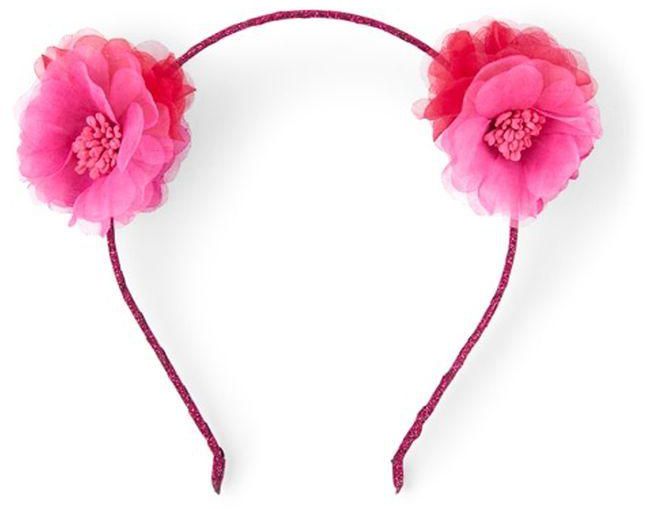 The Children's Place Princess Jeweled Rose Ears Metal Headband