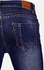 Slim Jeans with Wash Out Effect - Dark Blue