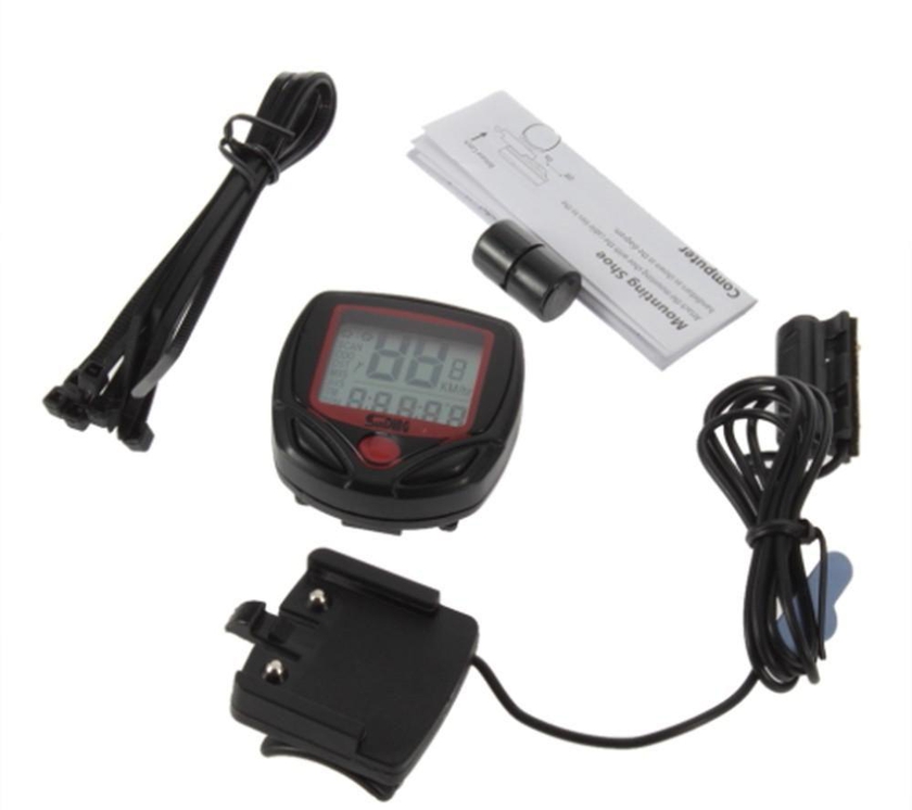 Cycling Computer Leisure 14-Functions Waterproof Odometer Speedometer With LCD Display Bike Speedometer Bicycle Cycling Computer