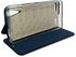 Karzea Foldable Flip Stand Leather Case For Lenovo A 6000 ‫(Navy)