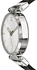 Calvin Klein Wordly Men's Silver Dial Leather Band Watch - K4A211C6