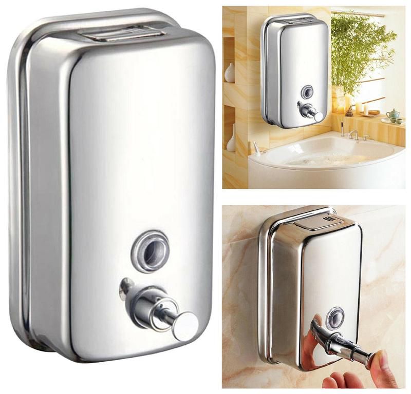 Gdeal 304 Stainless Steel Bedroom Wall Hanging 800ml Soap Dispenser